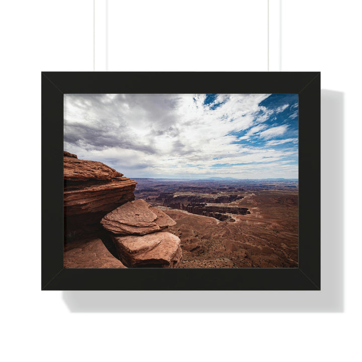 The Canyon Below - Framed Print - Visiting This World