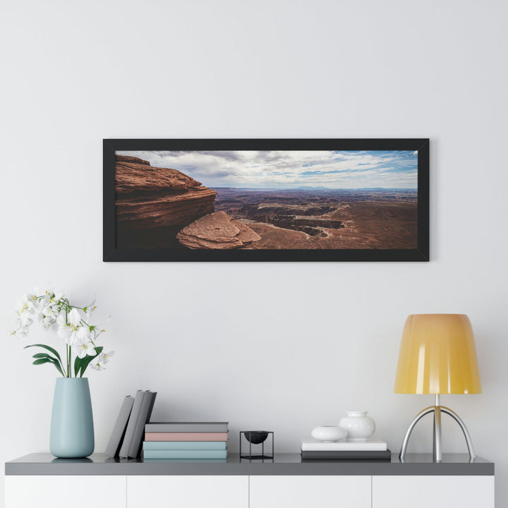 The Canyon Below - Framed Print - Visiting This World