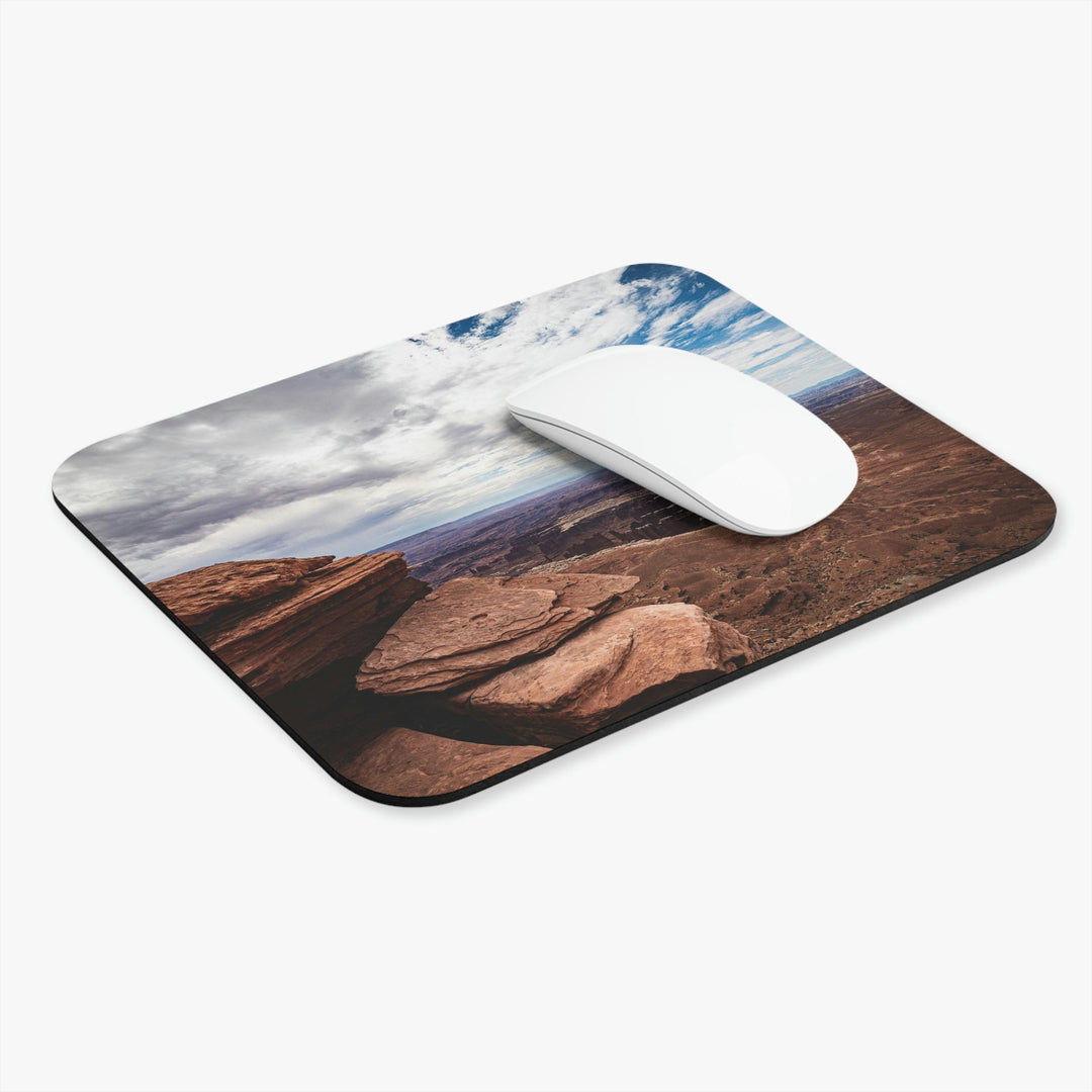 The Canyon Below - Mouse Pad (Rectangle) - Visiting This World