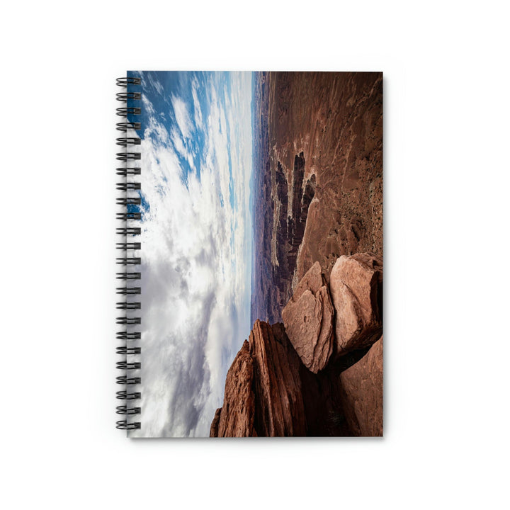 The Canyon Below - Spiral Ruled Line Notebook - Visiting This World