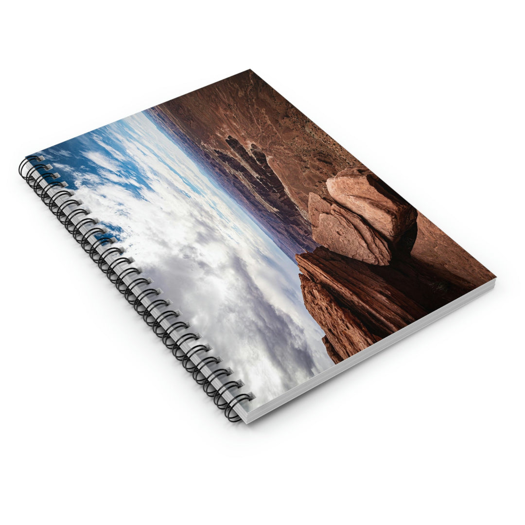 The Canyon Below - Spiral Ruled Line Notebook - Visiting This World