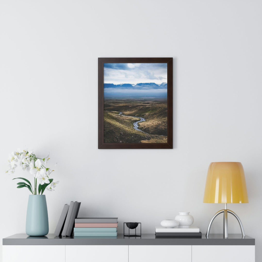 The Fog Approaches - Framed Print - Visiting This World