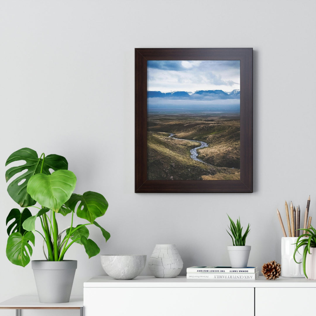 The Fog Approaches - Framed Print - Visiting This World