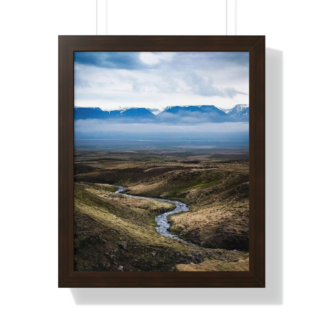 The Fog Approaches - Framed Print - Visiting This World