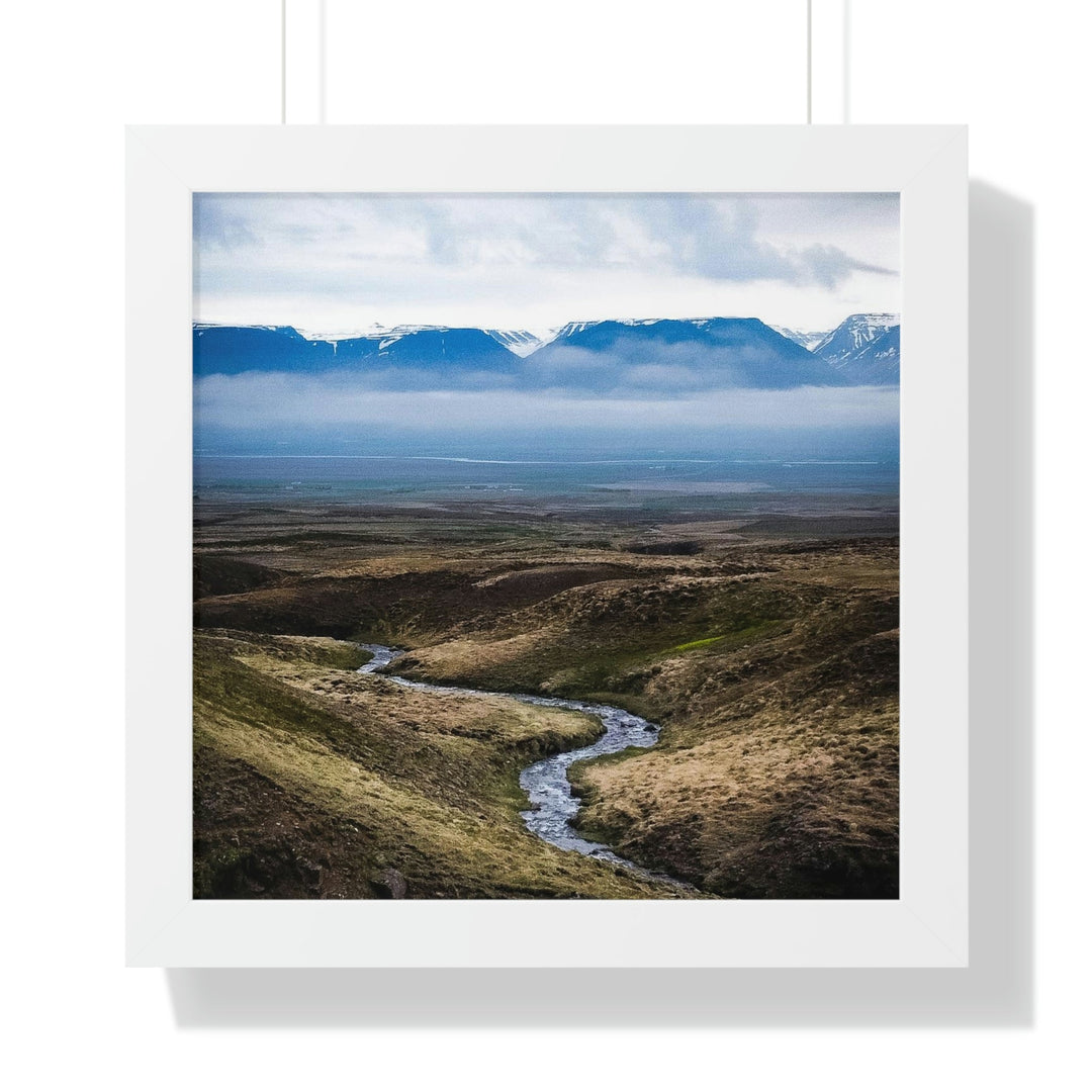 The Fog Approaches - Framed Print - Visiting This World