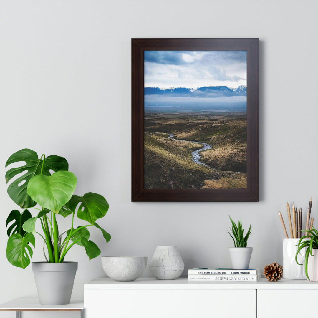 The Fog Approaches - Framed Print - Visiting This World