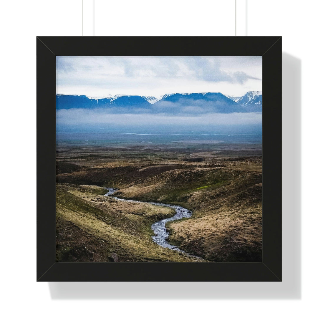 The Fog Approaches - Framed Print - Visiting This World