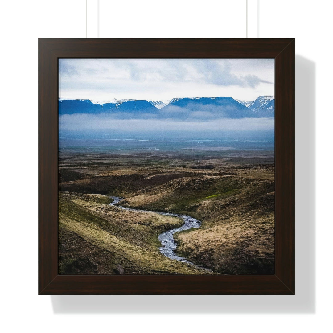 The Fog Approaches - Framed Print - Visiting This World