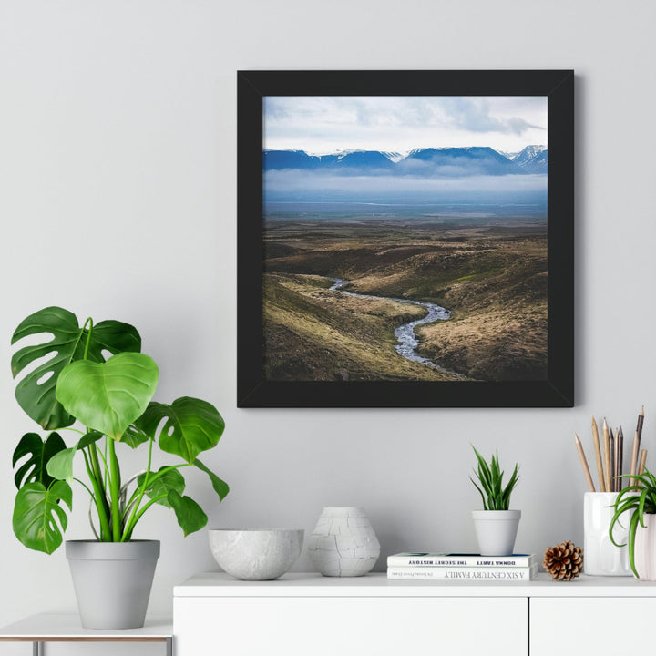 The Fog Approaches - Framed Print - Visiting This World