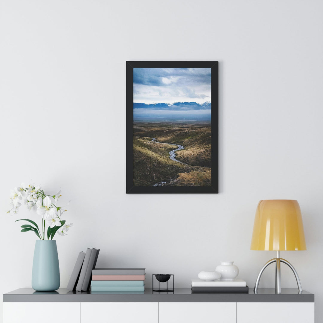 The Fog Approaches - Framed Print - Visiting This World