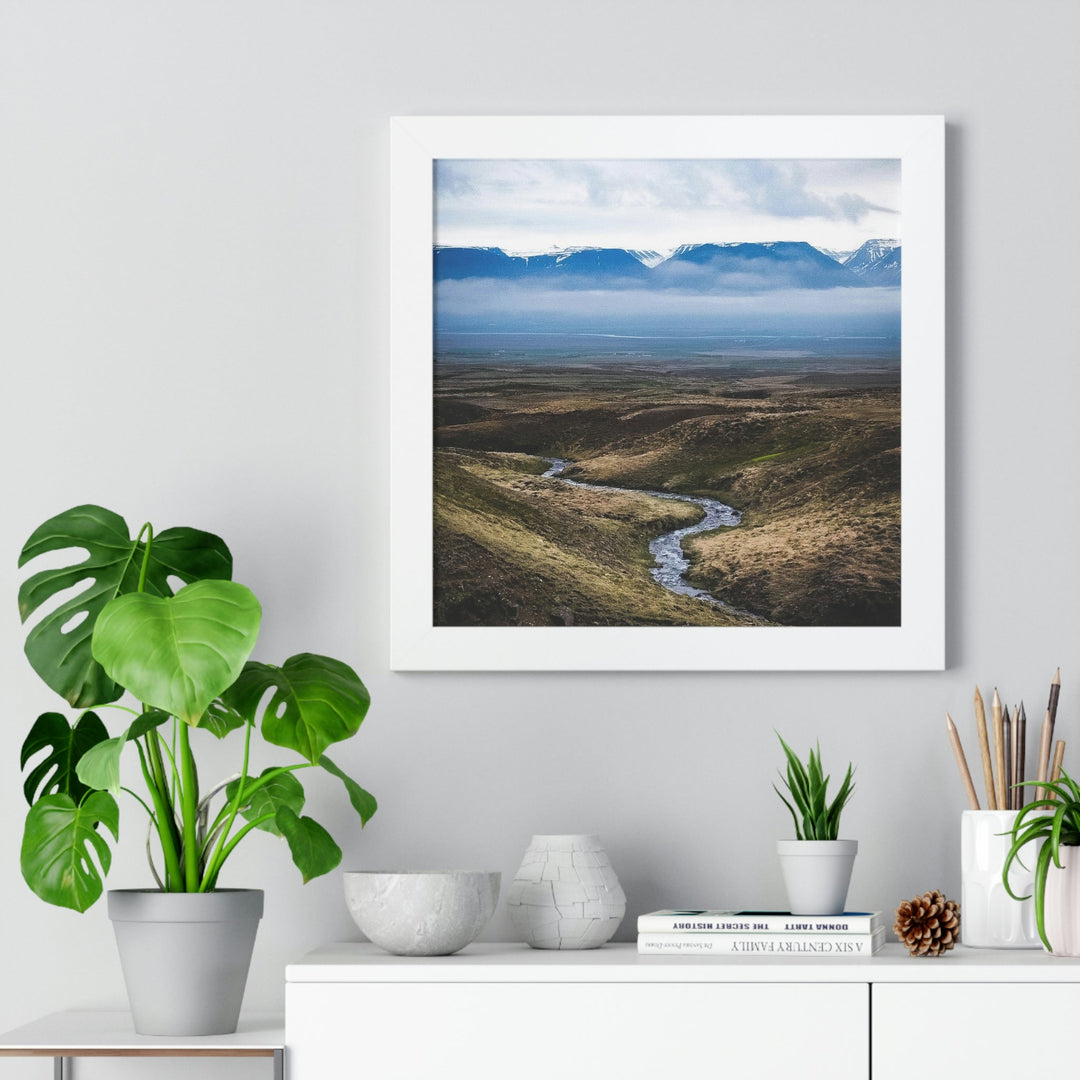 The Fog Approaches - Framed Print - Visiting This World