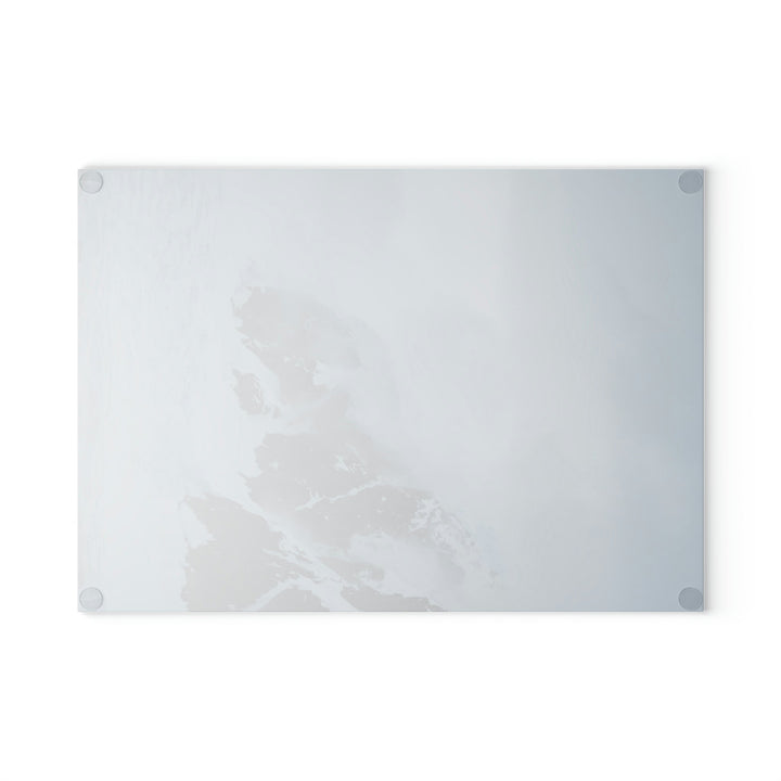 The Mist Descends - Glass Cutting Board - Visiting This World