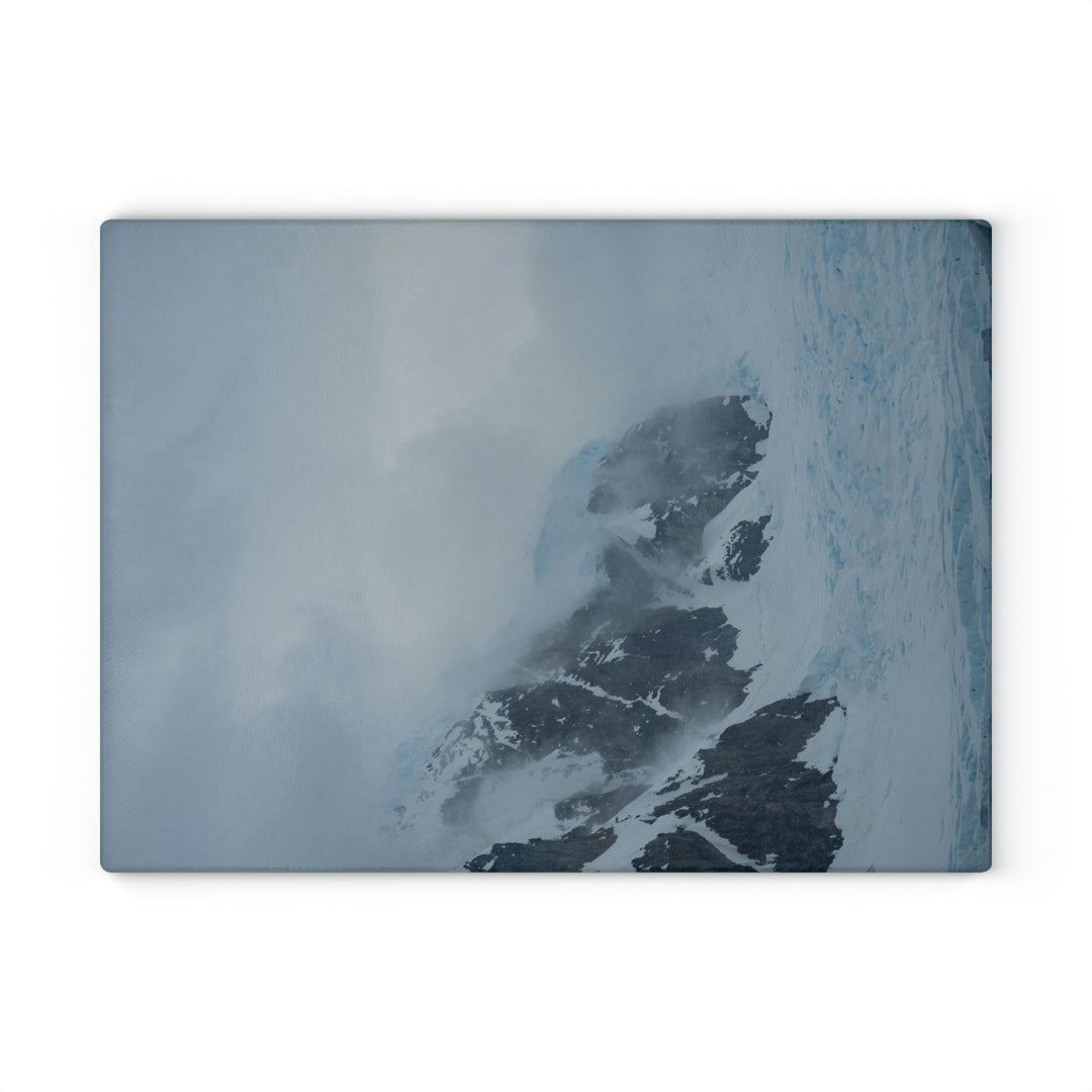 The Mist Descends - Glass Cutting Board - Visiting This World