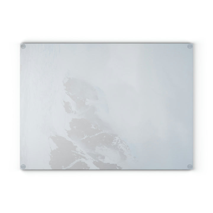 The Mist Descends - Glass Cutting Board - Visiting This World