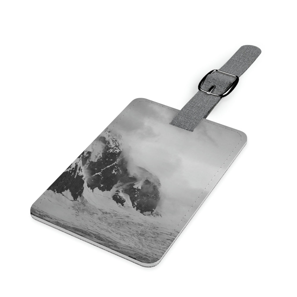 The Mist Descends in Black and White - Luggage Tag - Visiting This World