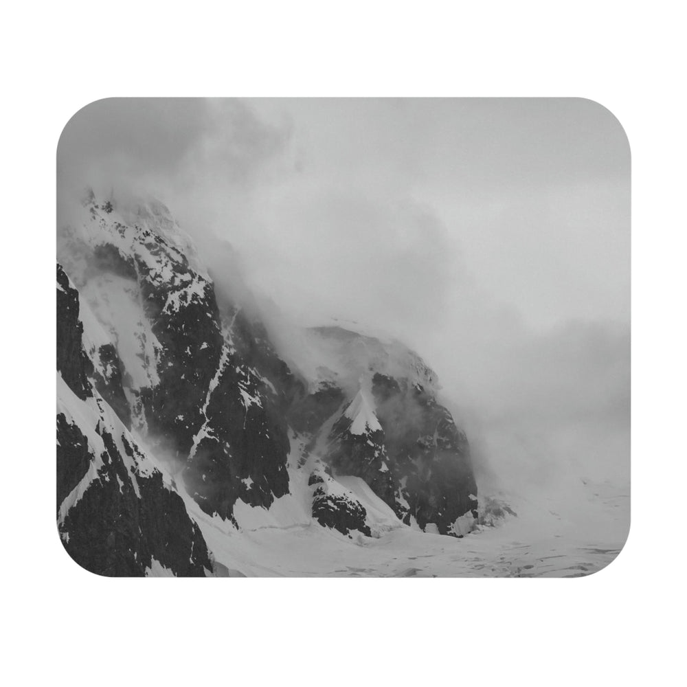 The Mist Descends in Black and White - Mouse Pad (Rectangle) - Visiting This World