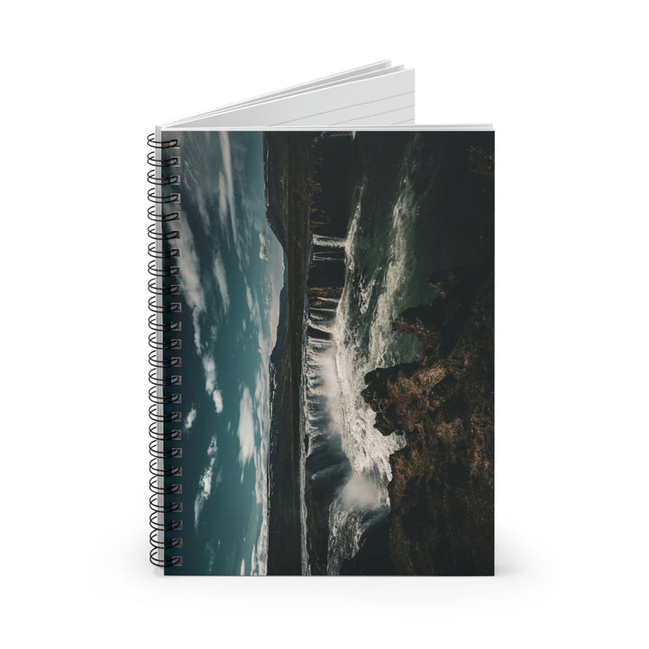 Water of the Gods - Spiral Ruled Line Notebook - Visiting This World