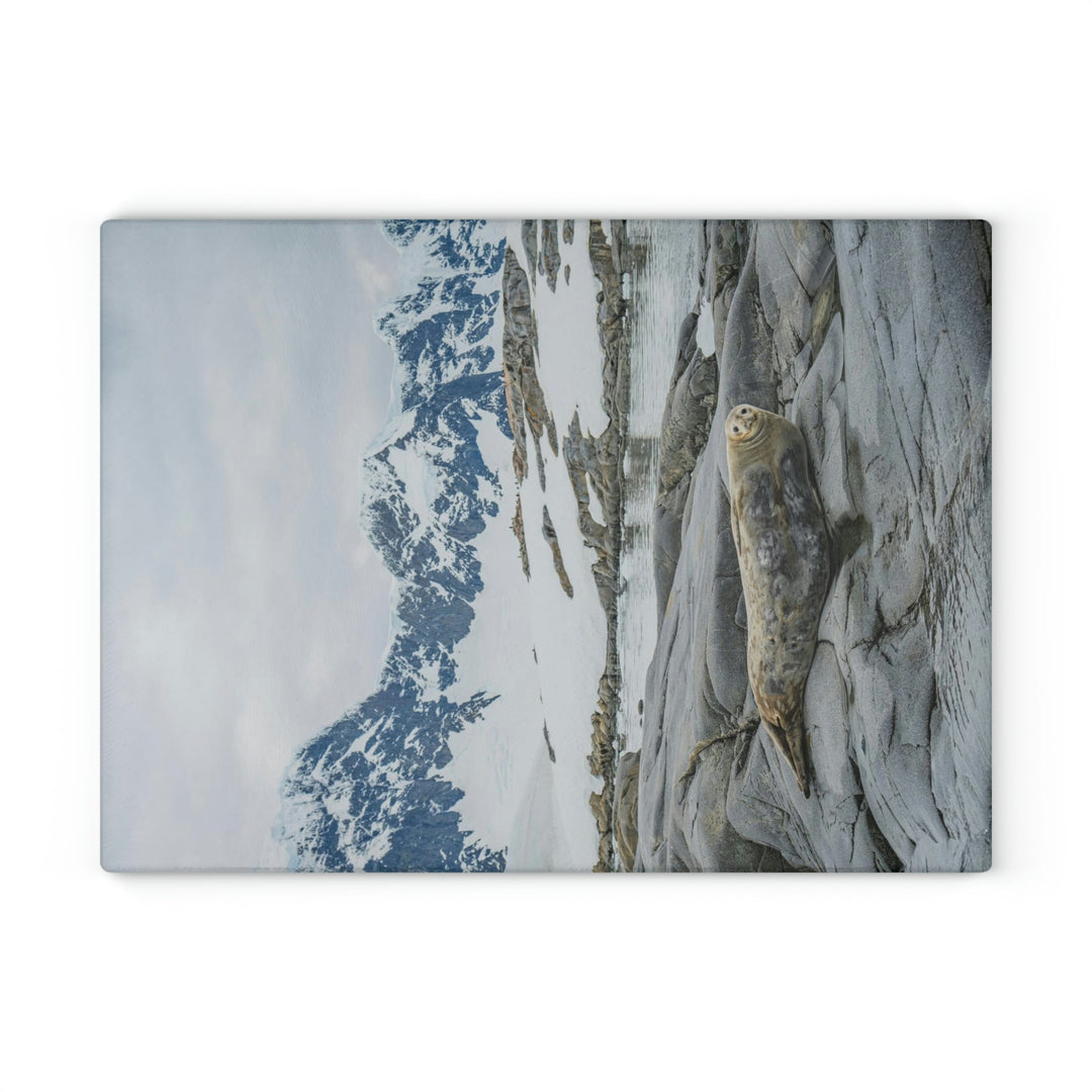 Weddell Relaxing - Glass Cutting Board - Visiting This World