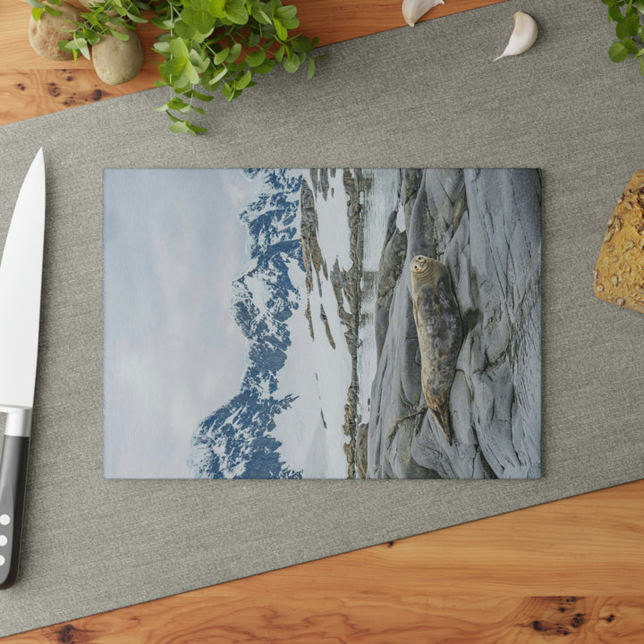 Weddell Relaxing - Glass Cutting Board - Visiting This World