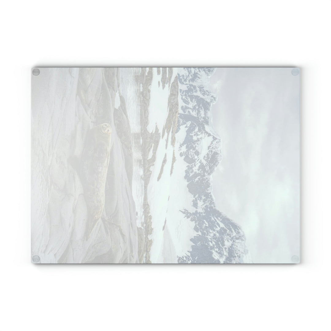 Weddell Relaxing - Glass Cutting Board - Visiting This World