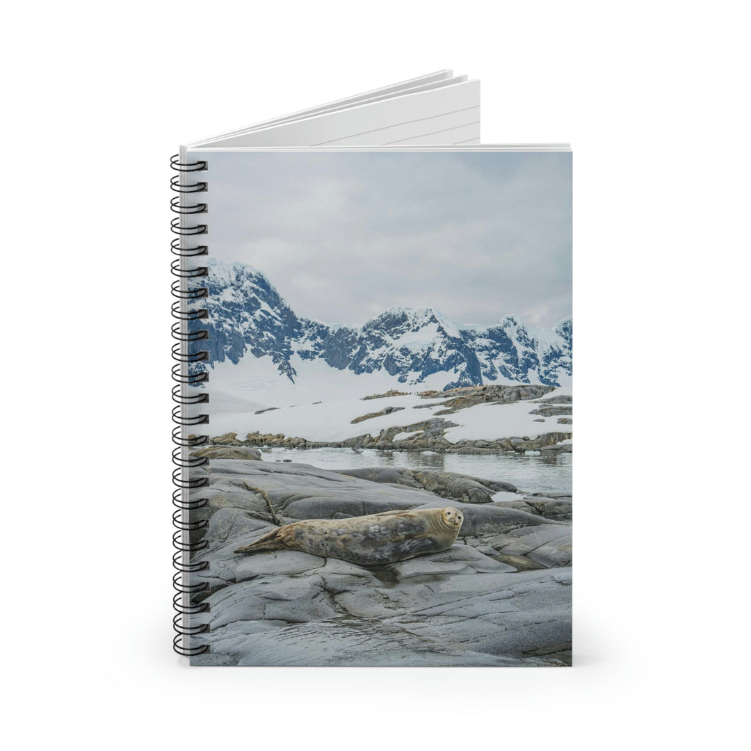 Weddell Relaxing - Spiral Ruled Line Notebook - Visiting This World