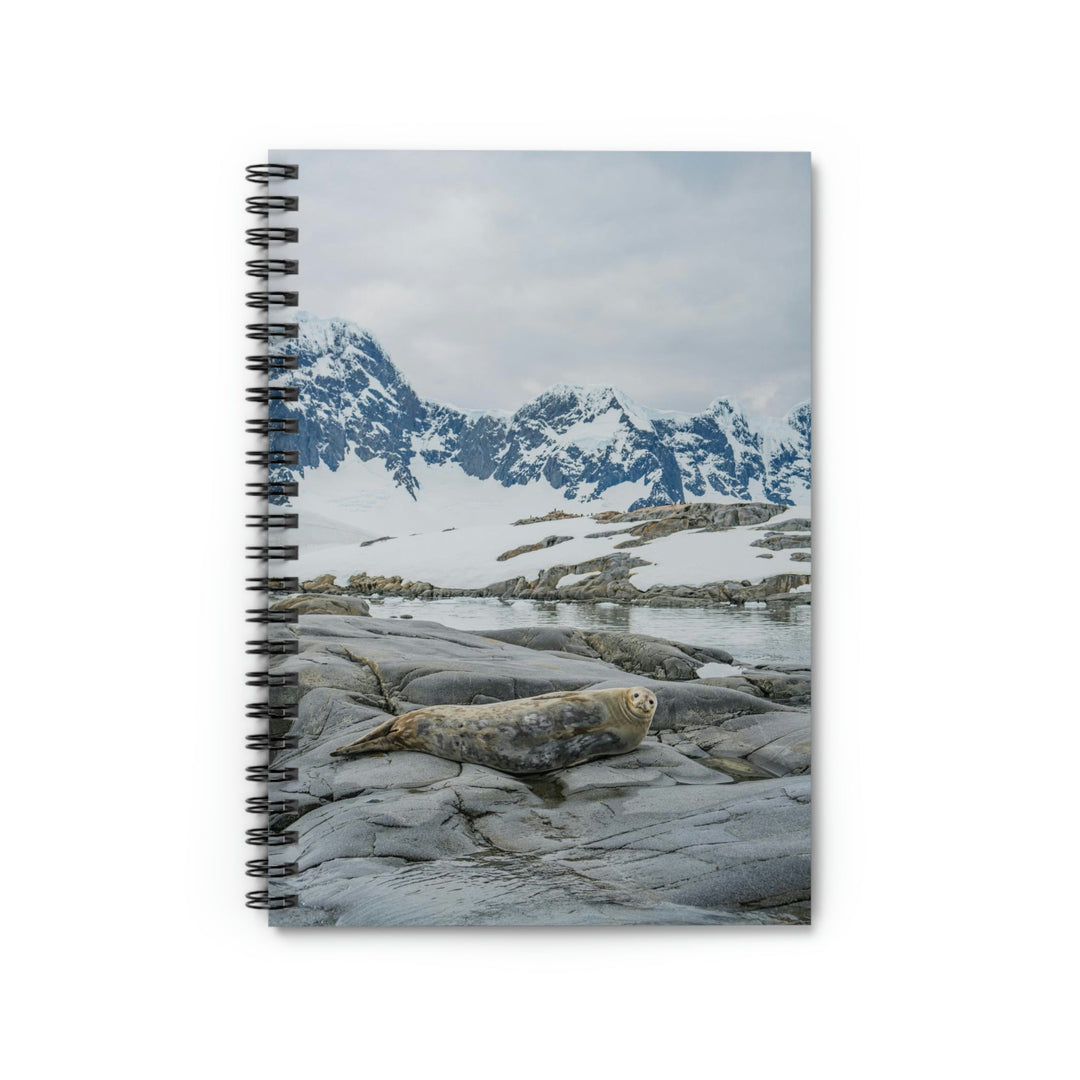 Weddell Relaxing - Spiral Ruled Line Notebook - Visiting This World