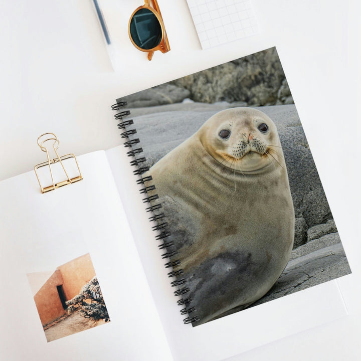 Weddell Smile - Spiral Ruled Line Notebook - Visiting This World