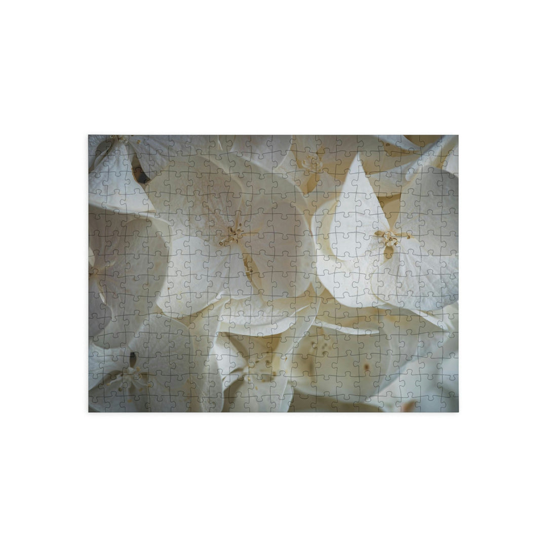 White Hydrangea Detail - Nature Puzzle (96, 252, 500, 1000-Piece) - Visiting This World