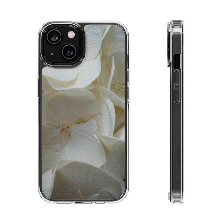 White Hydrangea Detail - Phone Case Featuring Photography Art - Visiting This World