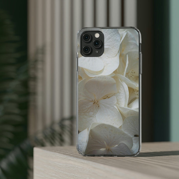 White Hydrangea Detail - Phone Case Featuring Photography Art - Visiting This World