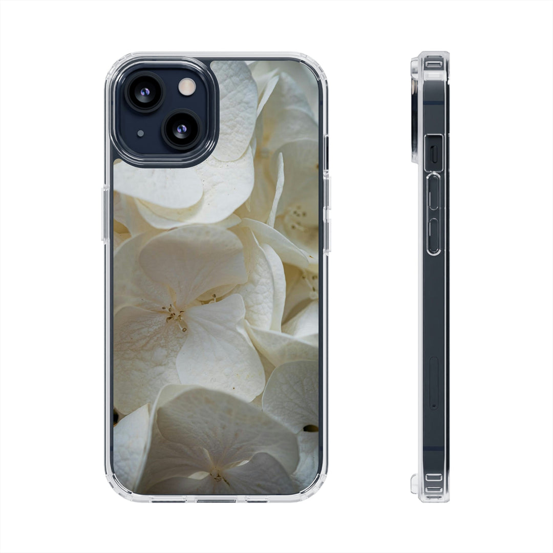 White Hydrangea Detail - Phone Case Featuring Photography Art - Visiting This World