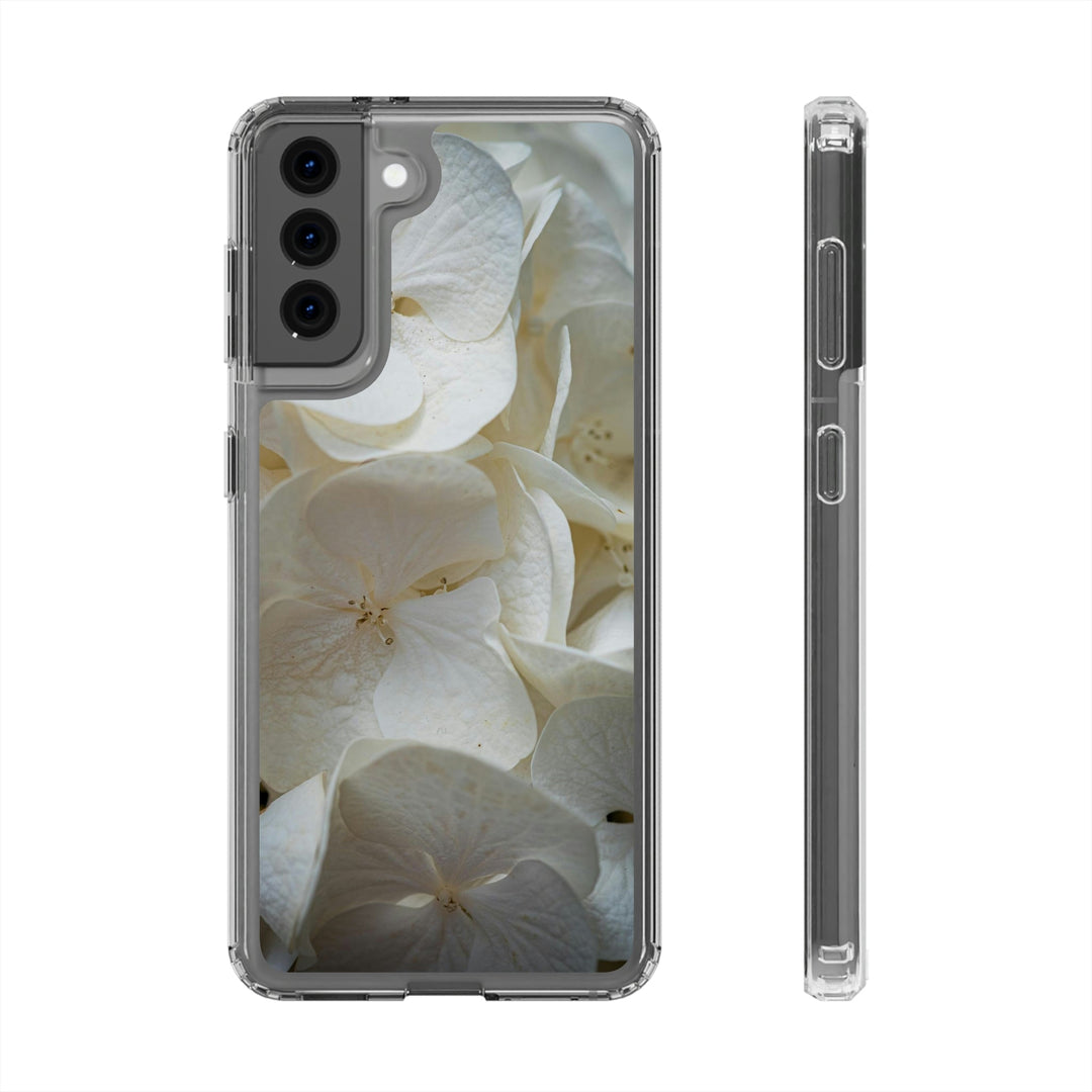 White Hydrangea Detail - Phone Case Featuring Photography Art - Visiting This World