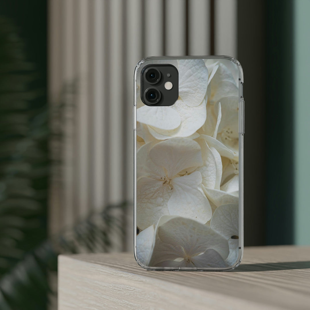 White Hydrangea Detail - Phone Case Featuring Photography Art - Visiting This World