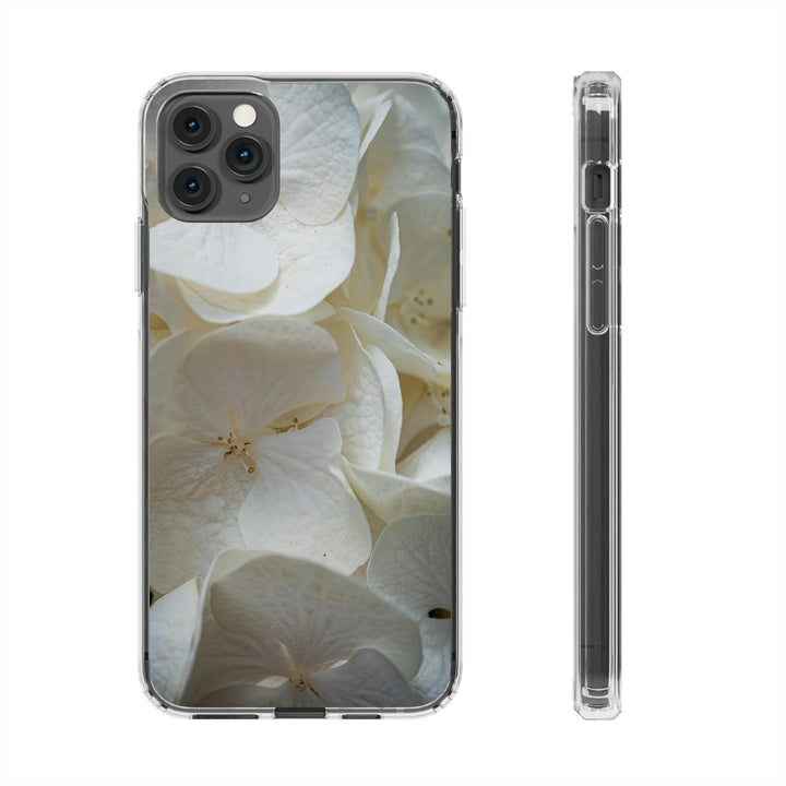 White Hydrangea Detail - Phone Case Featuring Photography Art - Visiting This World