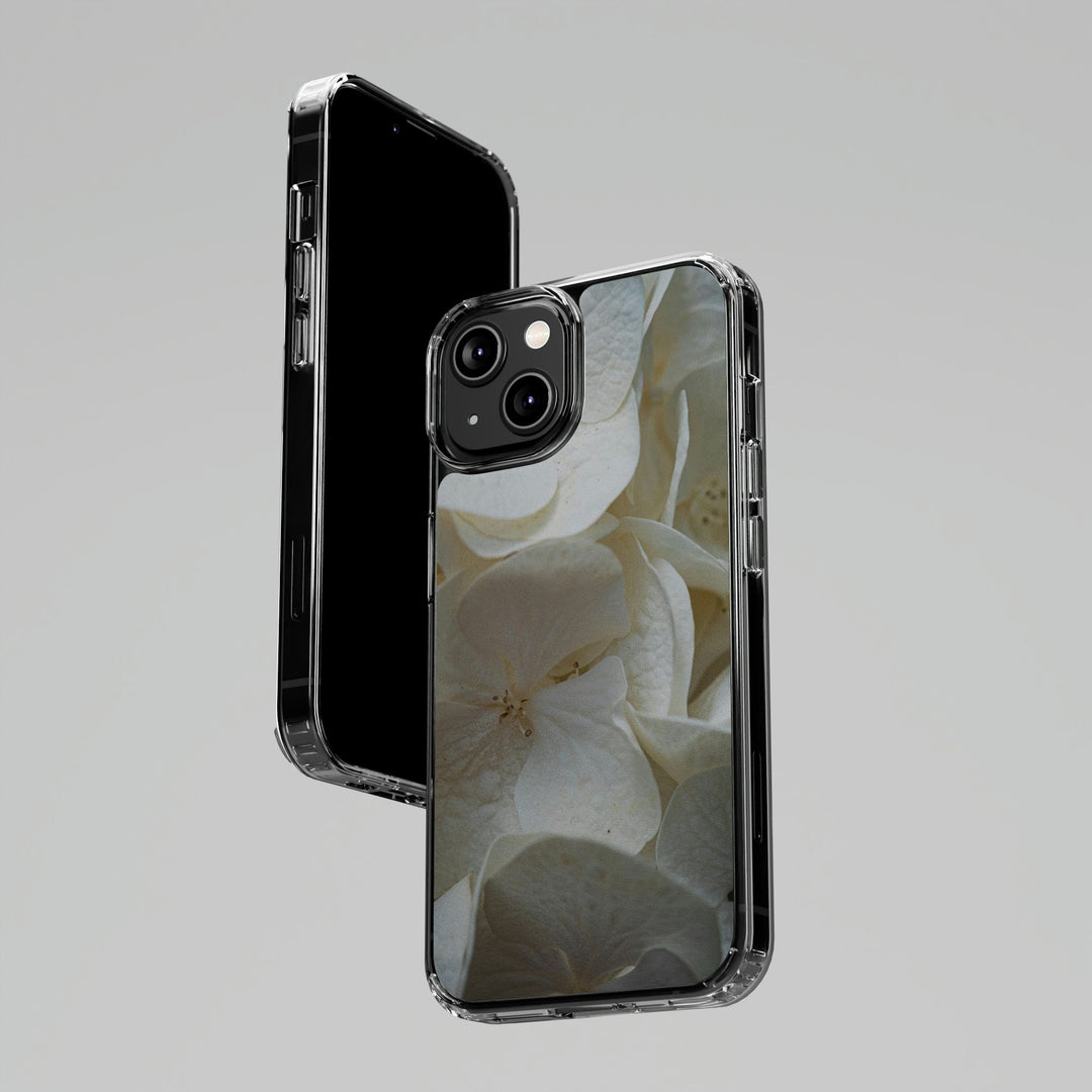 White Hydrangea Detail - Phone Case Featuring Photography Art - Visiting This World