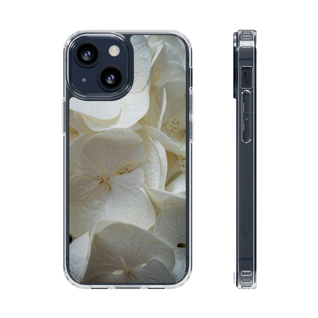 White Hydrangea Detail - Phone Case Featuring Photography Art - Visiting This World