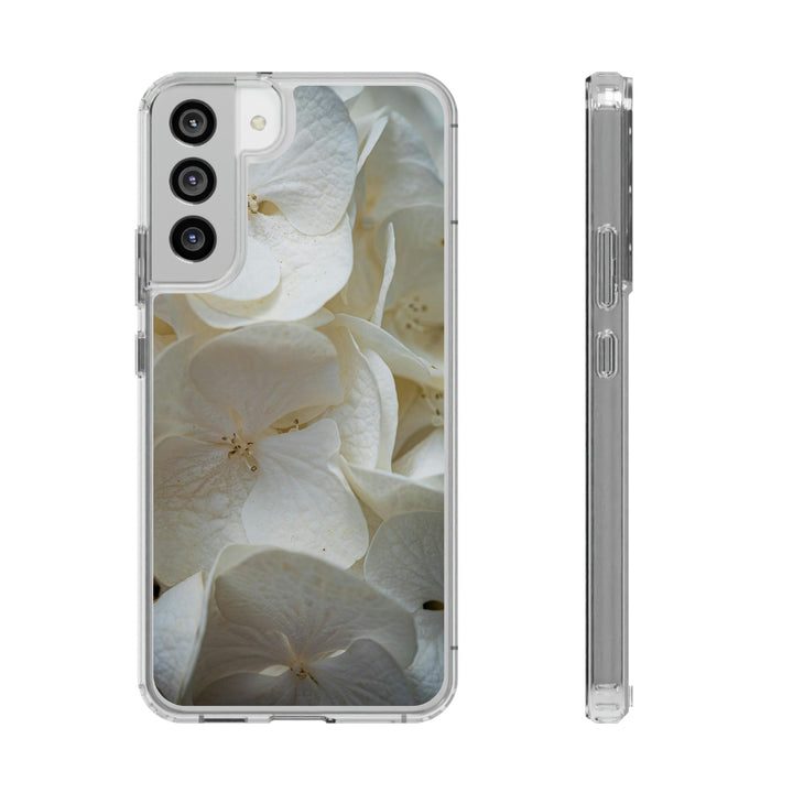 White Hydrangea Detail - Phone Case Featuring Photography Art - Visiting This World