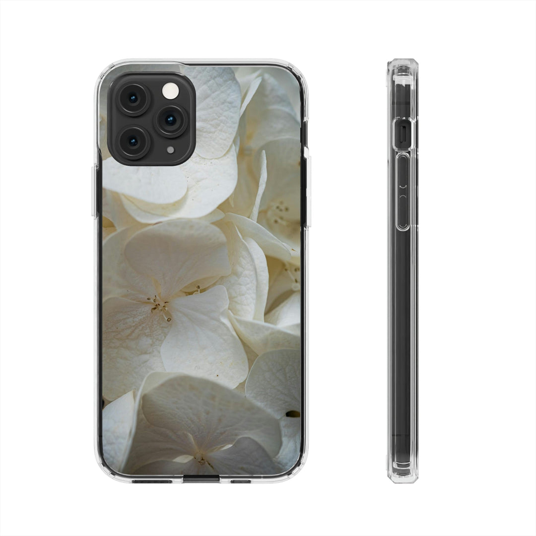 White Hydrangea Detail - Phone Case Featuring Photography Art - Visiting This World