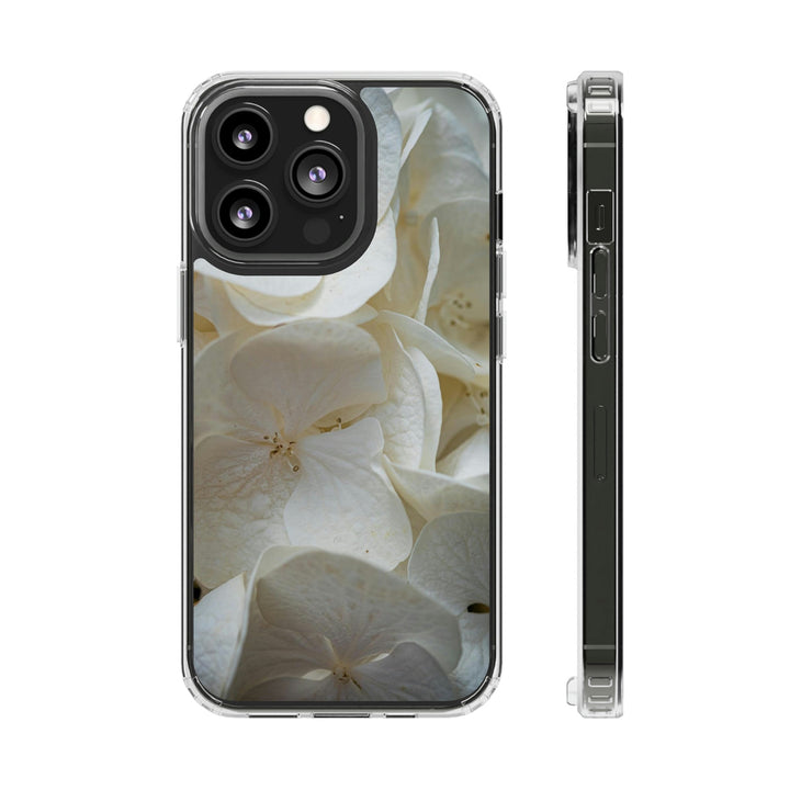 White Hydrangea Detail - Phone Case Featuring Photography Art - Visiting This World