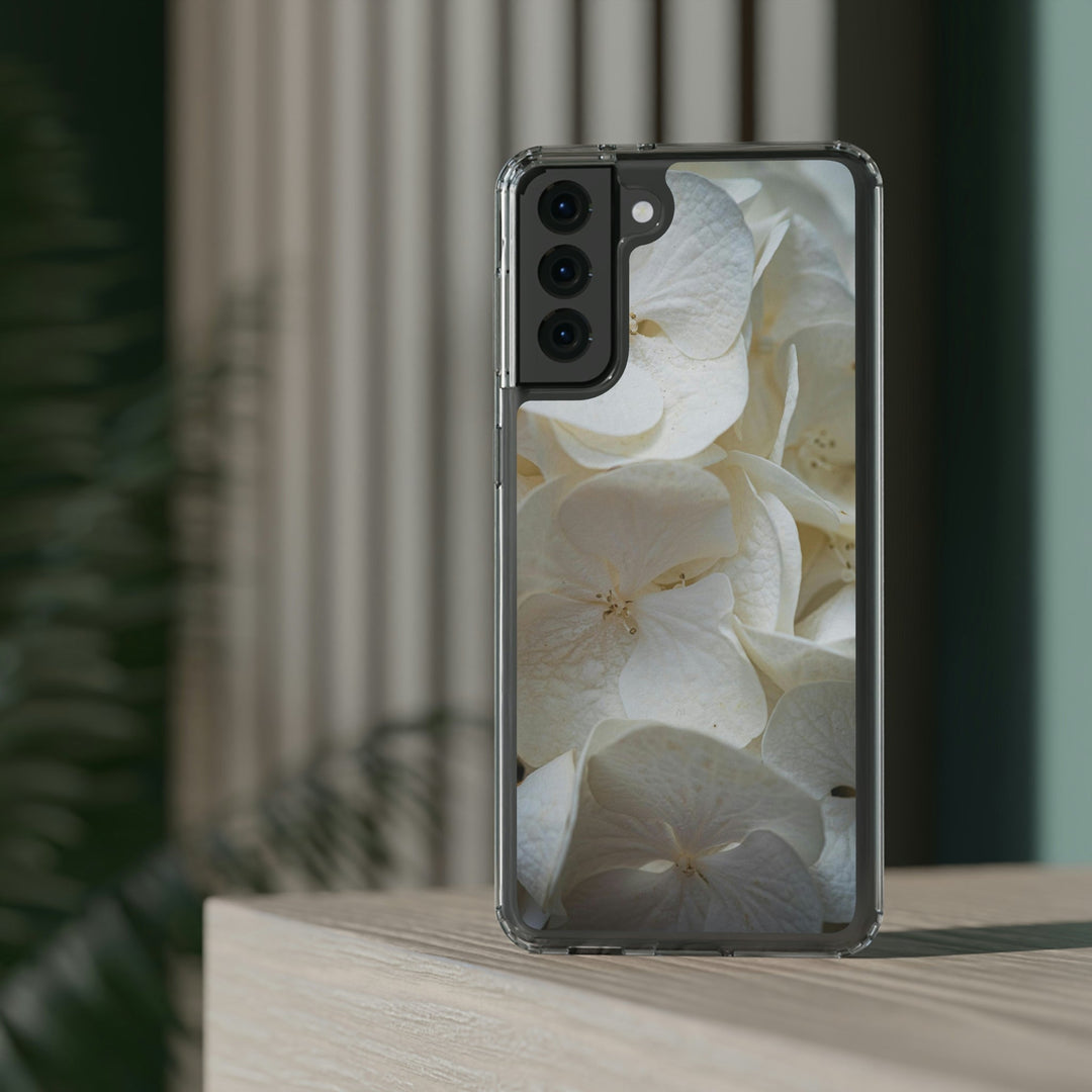 White Hydrangea Detail - Phone Case Featuring Photography Art - Visiting This World