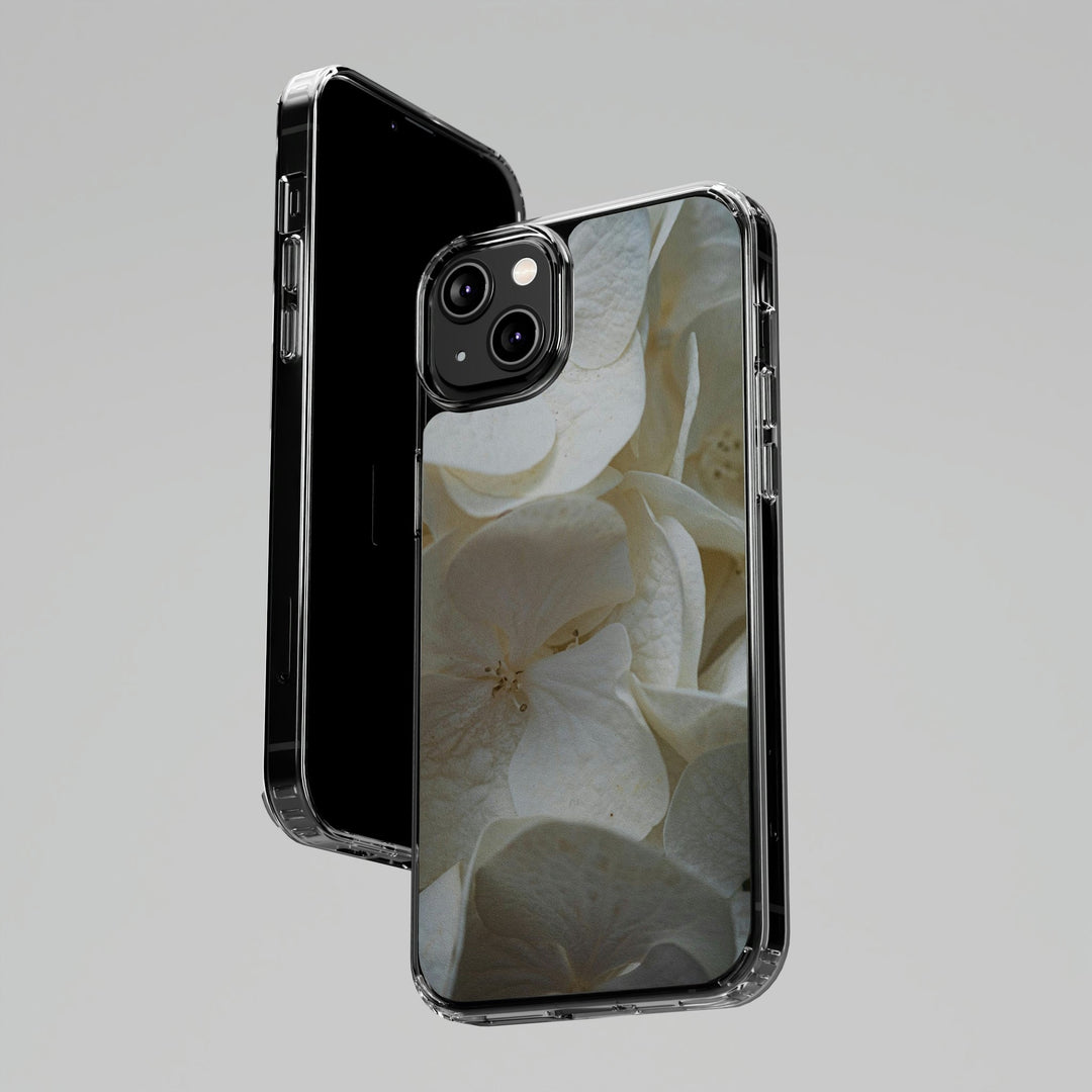 White Hydrangea Detail - Phone Case Featuring Photography Art - Visiting This World