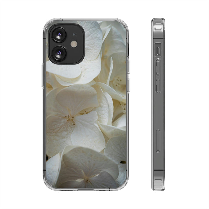 White Hydrangea Detail - Phone Case Featuring Photography Art - Visiting This World