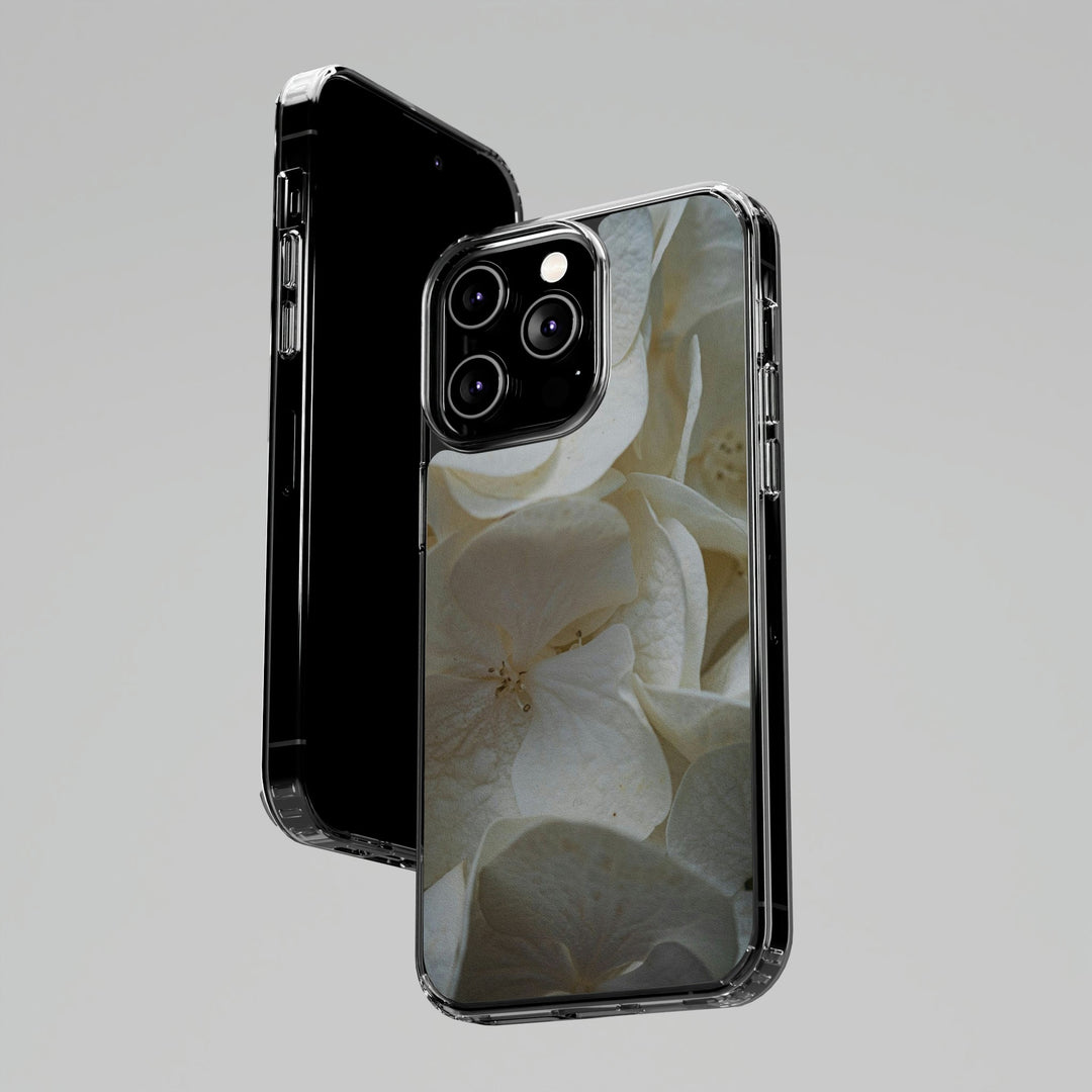 White Hydrangea Detail - Phone Case Featuring Photography Art - Visiting This World