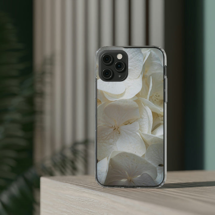 White Hydrangea Detail - Phone Case Featuring Photography Art - Visiting This World