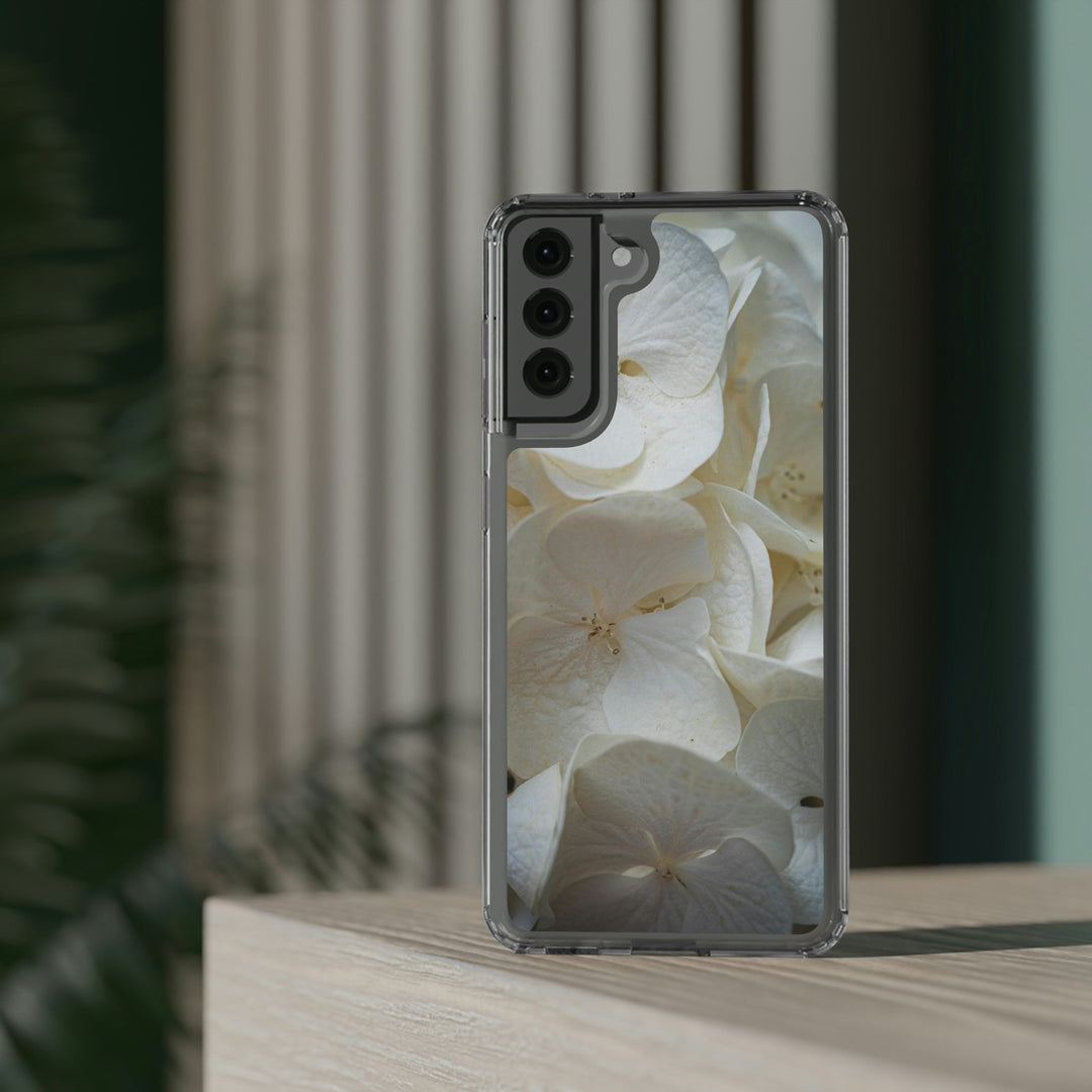 White Hydrangea Detail - Phone Case Featuring Photography Art - Visiting This World