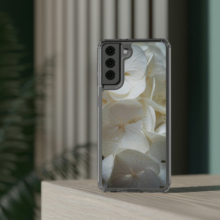 White Hydrangea Detail - Phone Case Featuring Photography Art - Visiting This World