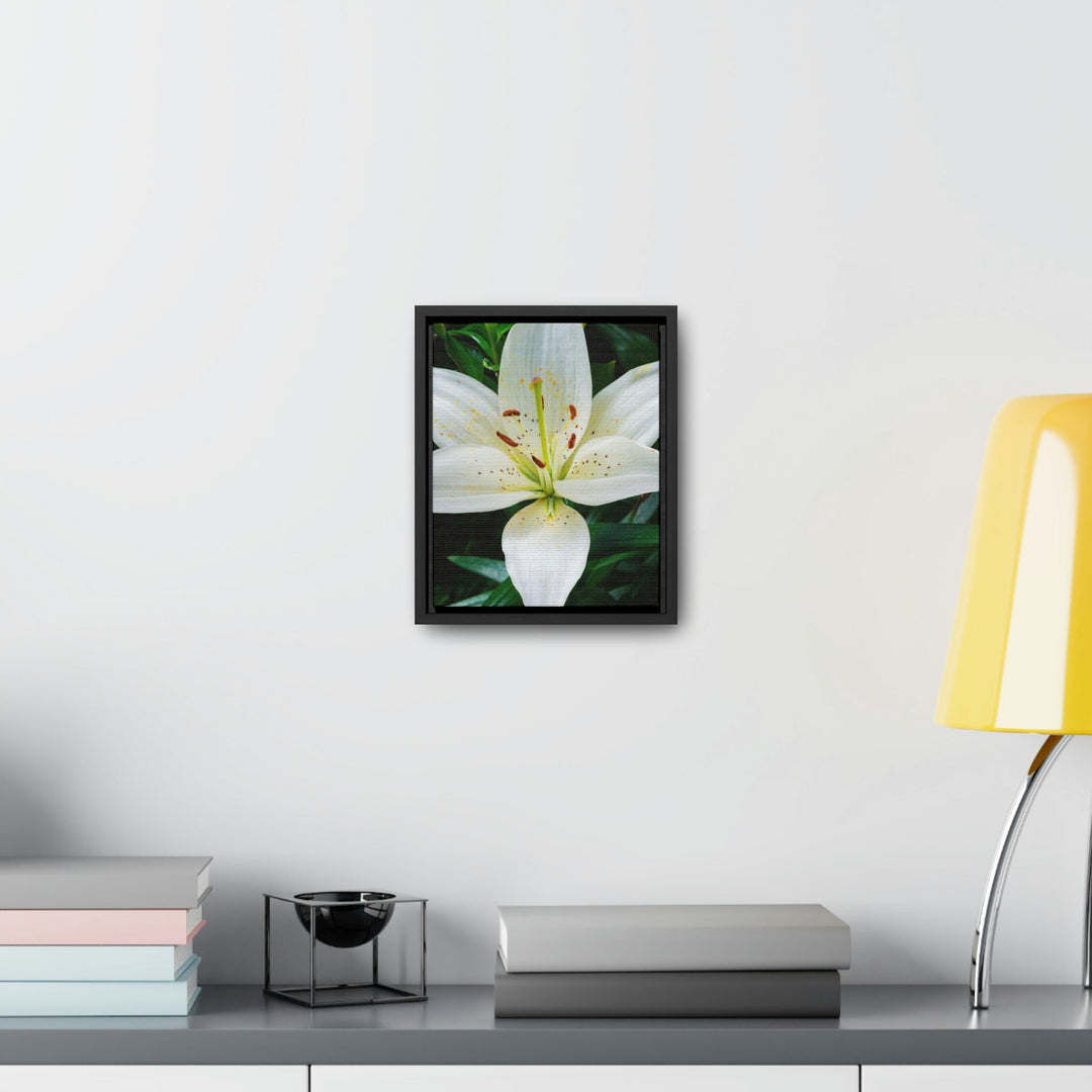 White Lily - Canvas with Frame - Visiting This World