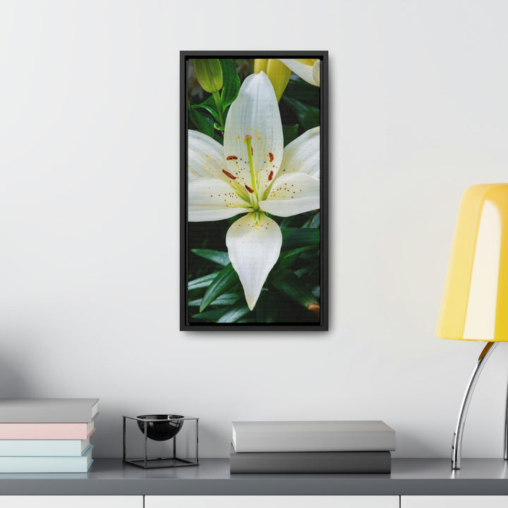 White Lily - Canvas with Frame - Visiting This World