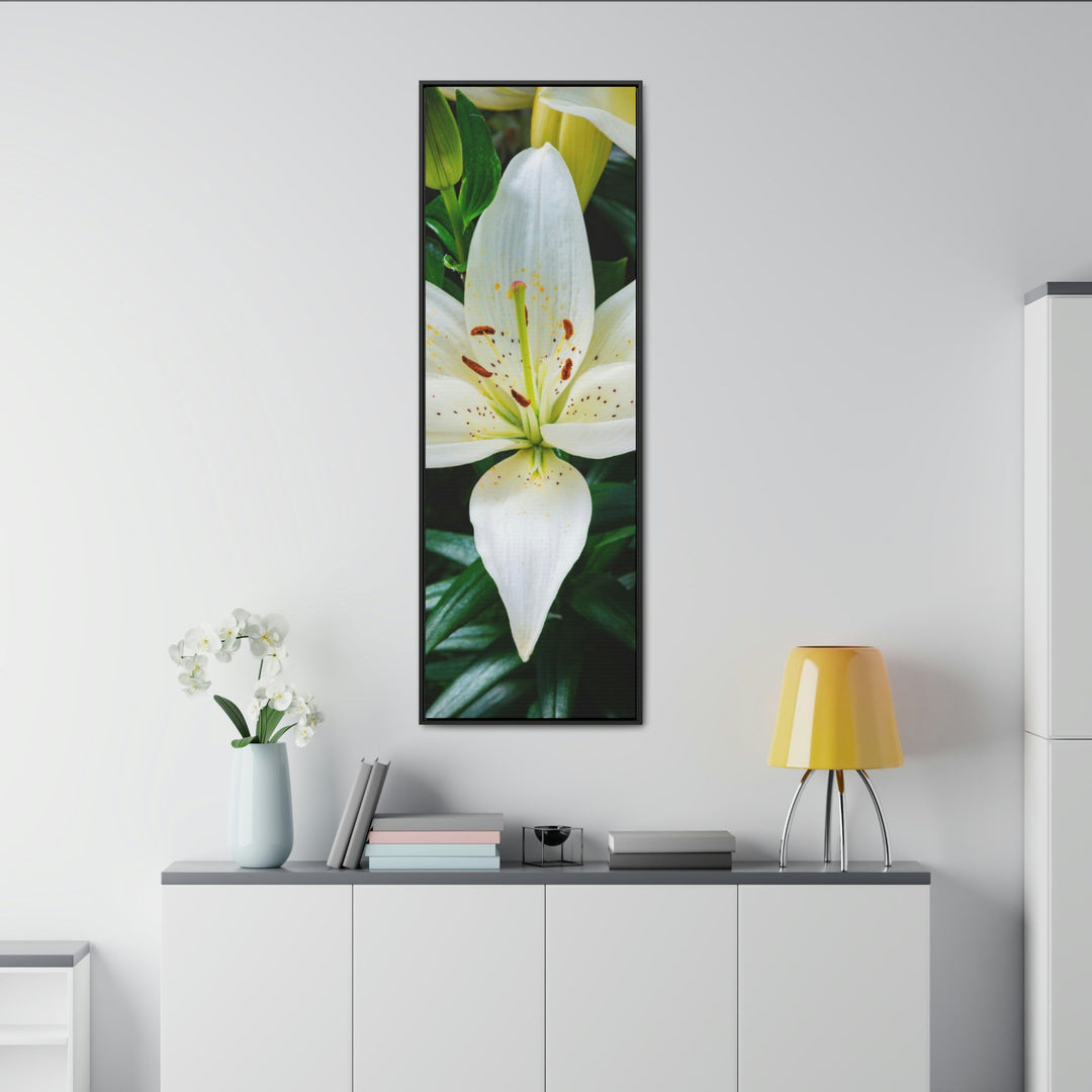 White Lily - Canvas with Frame - Visiting This World