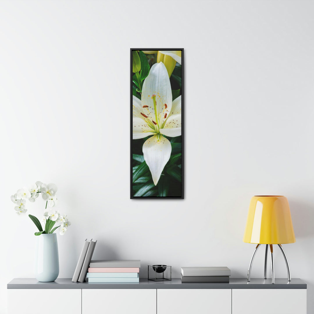 White Lily - Canvas with Frame - Visiting This World